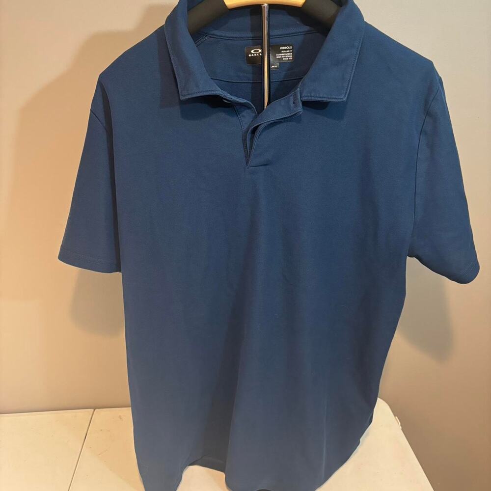 Oakley Polo Shirt Golfwear Blue (XL)